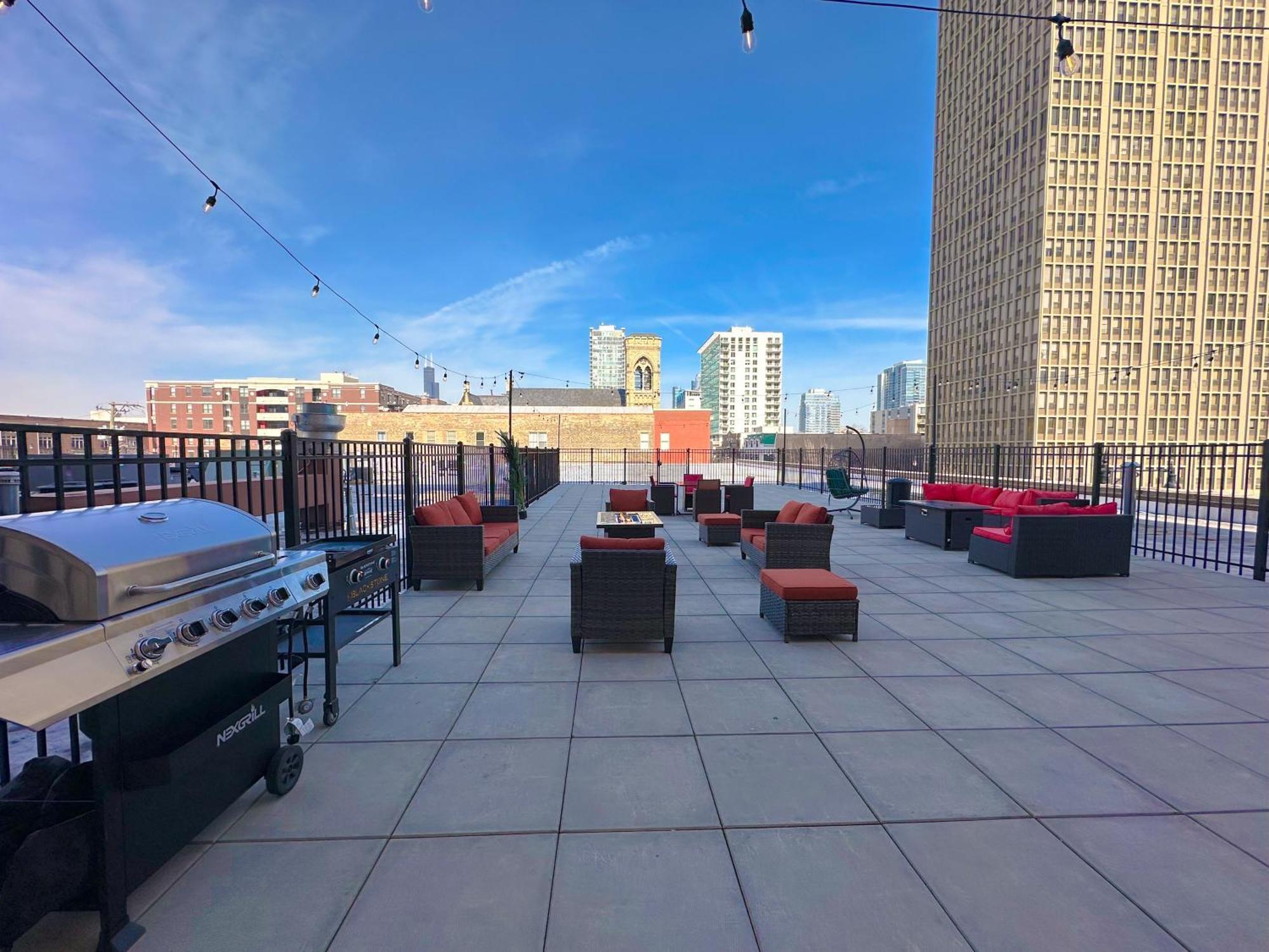 Mccormick Place 3Br Luxury Penthouse Duplex With Personal Rooftop And Optional Parking For 8 Guests In Chicago South Loop Luaran gambar