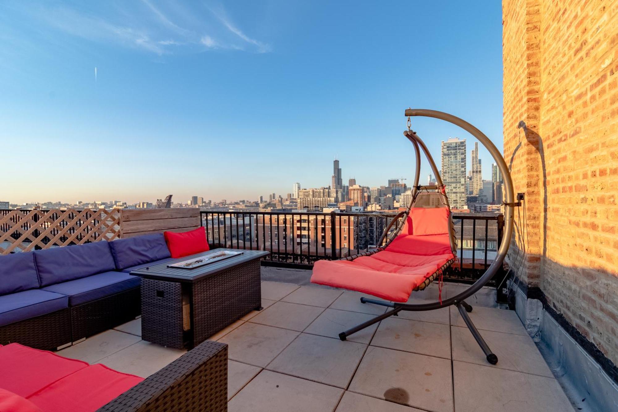 Mccormick Place 3Br Luxury Penthouse Duplex With Personal Rooftop And Optional Parking For 8 Guests In Chicago South Loop Luaran gambar