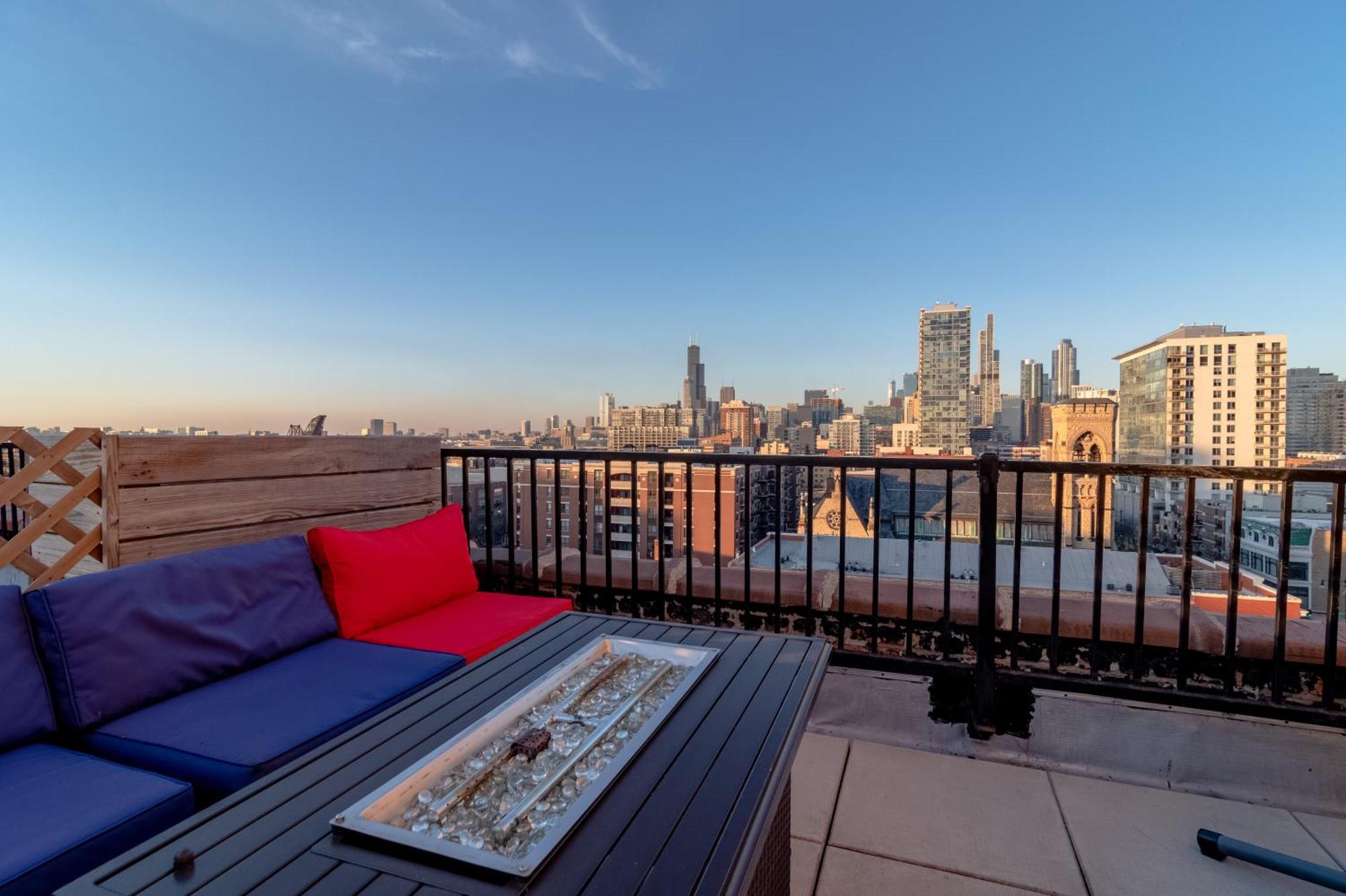 Mccormick Place 3Br Luxury Penthouse Duplex With Personal Rooftop And Optional Parking For 8 Guests In Chicago South Loop Luaran gambar